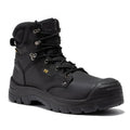 ROCKROOSTER Woodland Black 6 inch Waterproof Composite Toe Leather Work Boots AK662